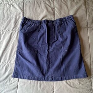 Lands End Navy Skort
